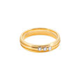 Tanishq 18 Karat Diamond Finger Ring for Men 