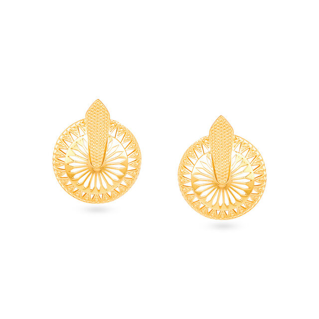 Tanishq 18 Karat Gold Earrings for Women 