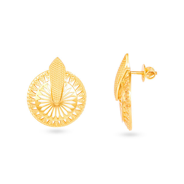 Tanishq 18 Karat Gold Earrings for Women 2
