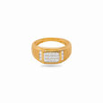 Bold Diamond Studded Ring for Men 