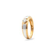 Sleek Gold and Diamond Finger Ring,,hi-res 2