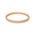 Elegant Heritage Gold and Diamond Bangle,,hi-res 