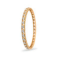 Elegant Heritage Gold and Diamond Bangle,,hi-res 2