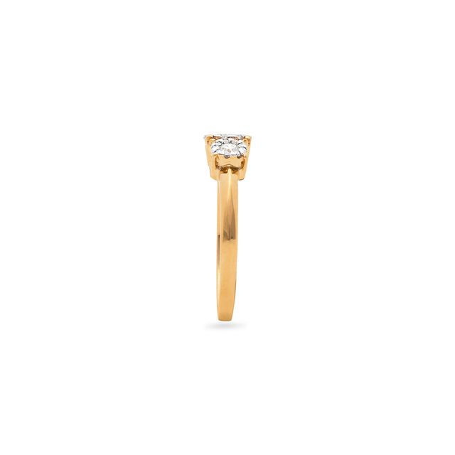 Gold and Diamond Trilogy Ring,,hi-res 3