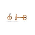 Elegant Gold and Diamond Stud Earrings,,hi-res 2