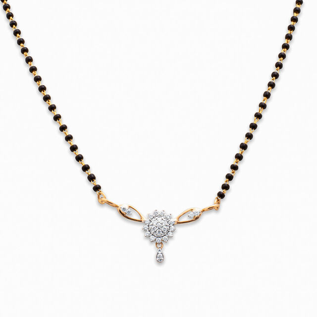 Shimmering Diamond Mangalsutra,,hi-res 