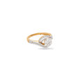 Floral Diamond Cluster Ring,,hi-res 
