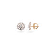 Elegant Snowflake Diamond Stud Earrings,,hi-res 2