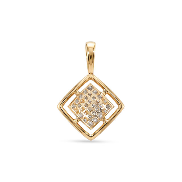 Tanishq 18 KT Square Diamond Pendantfor Women 4