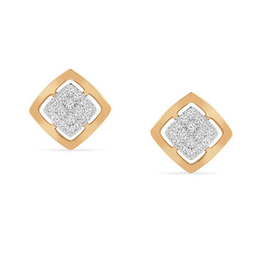 Tanishq 18 KT Diamond Stud Earrings for Women