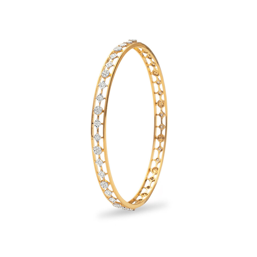 Diamond bangles tanishq with price on sale