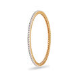 Diamond Delight Gold Bangle,,hi-res 2