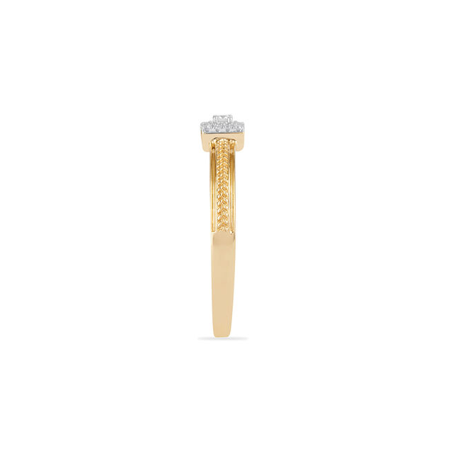 Tanishq 18 Karat Diamond Finger Ring for Men 3