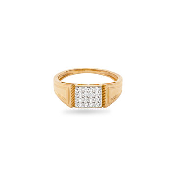 Gold Embrace Diamond Ring