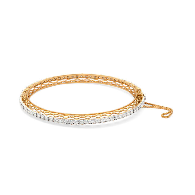 Classy Diamond Loop Bangle,,hi-res 