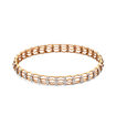 Dainty Looped Diamond & Gold Bangle,,hi-res 