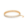 Diamond Wrapped Gold Band,,hi-res 