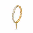 Diamond Wrapped Gold Band,,hi-res 2