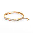 Eternal Sparkle Gold and Diamond Bangle,,hi-res 