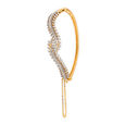 Lavish Yellow Gold And Diamond Vine Bangle,,hi-res 2