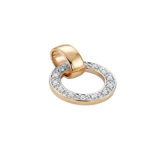 Tanishq 18 KT Linked Circle Pendantfor Women,,hi-res 2