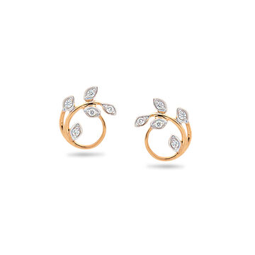 Leafy Treasures Stud Earrings
