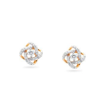 Elegant Intertwined Bands Earrings