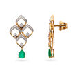 Jeweled Peacock Elegance Diamond Earrings,,hi-res 2