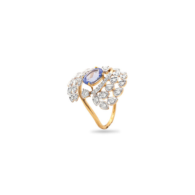 Enchanted Plumage Brilliance Gold Ring,,hi-res 