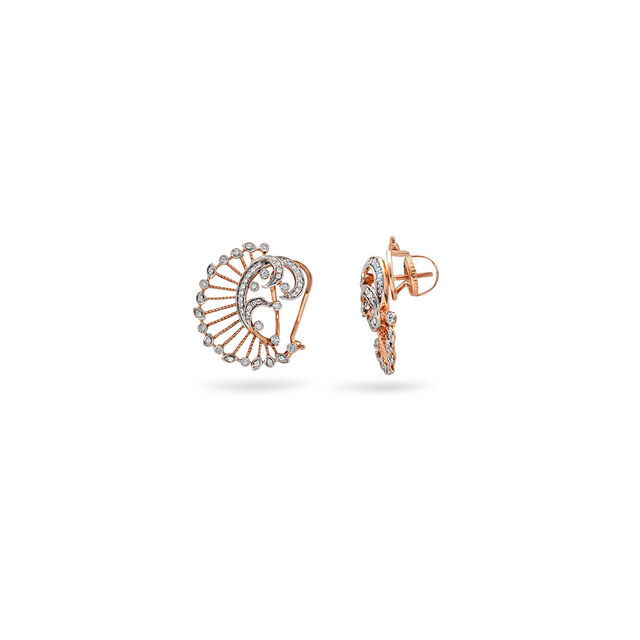 Rosy Celebrations Diamond Studs,,hi-res 2
