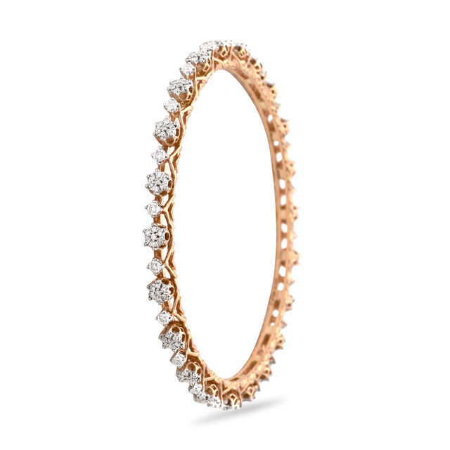 18 Karat Gold and Diamond Bangle,,hi-res 