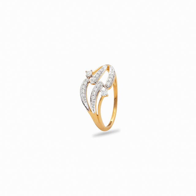 Radiant Diamond and Gold Ring,,hi-res 2