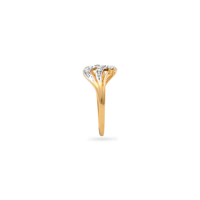 Radiant Diamond and Gold Ring,,hi-res 3