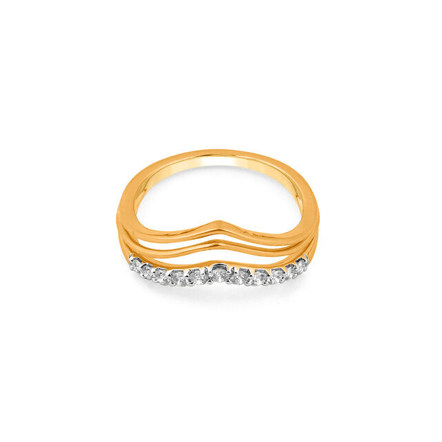 Tanishq 18 Karat Diamond Finger Ring for Women 