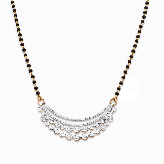 Elegant Diamond Mangal Sutra,,hi-res 