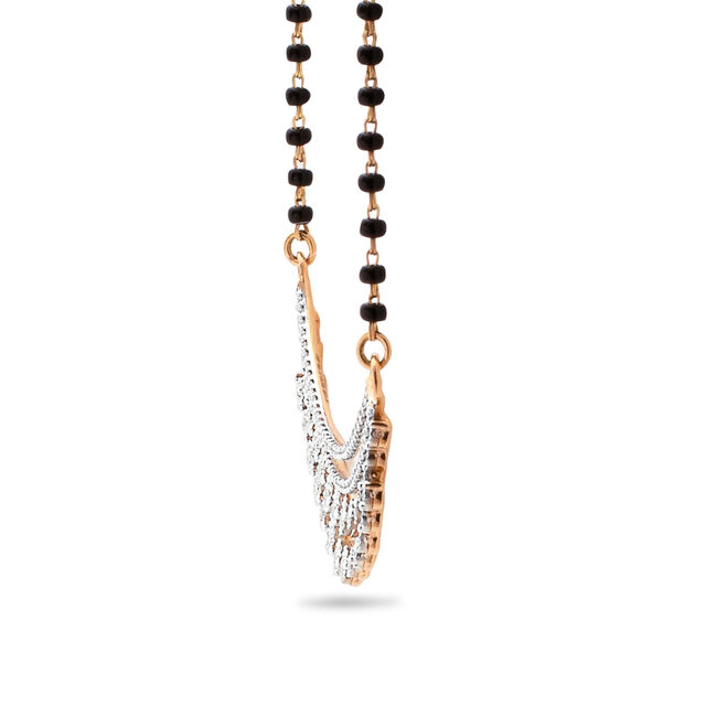 Elegant Diamond Mangal Sutra,,hi-res 2