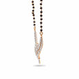 Symmetrical Diamond and Gold Mangal Sutra,,hi-res 2