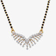 Modern Diamond and Gold Mangalsutra,,hi-res 