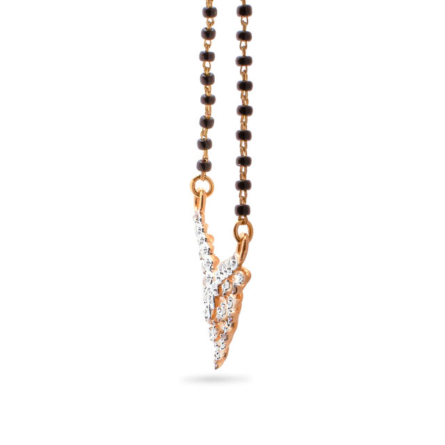 Modern Diamond and Gold Mangalsutra,,hi-res 2