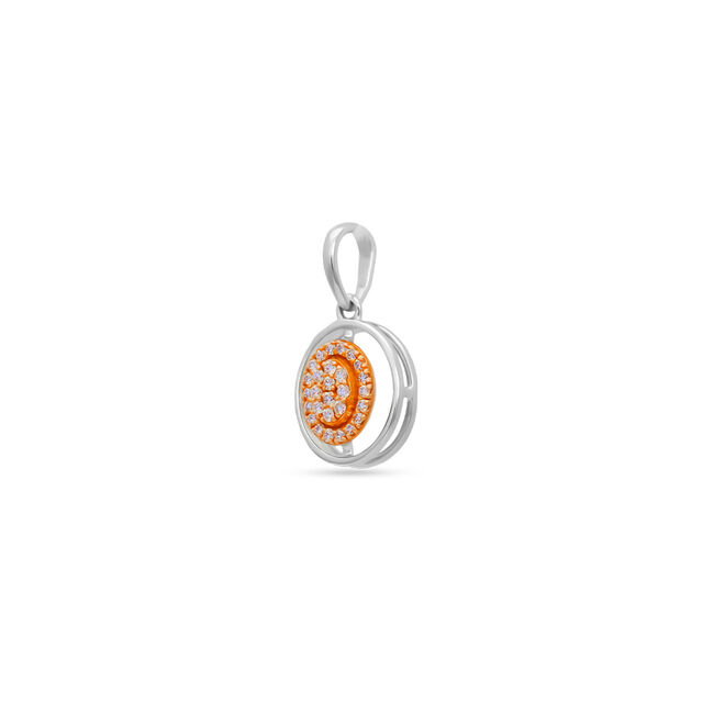Tanishq 18 KT Diamond Pendant and Earrings Set for Women 4