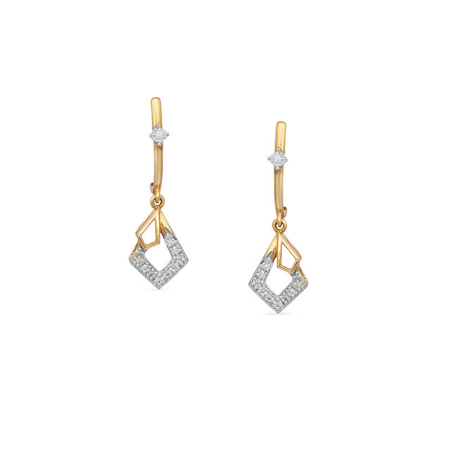 Tanishq 18KT Diamond Earrings 