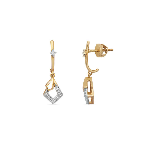 Tanishq 18KT Diamond Earrings 2