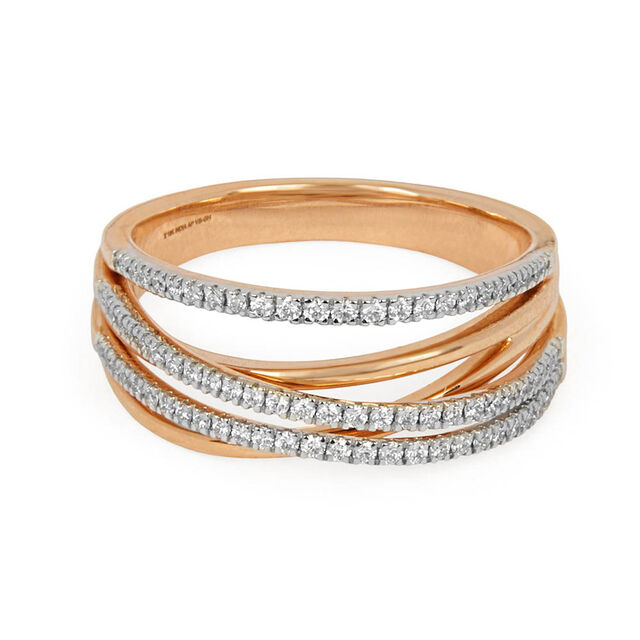 Tanishq 18KT Diamond Finger Ring for Women 