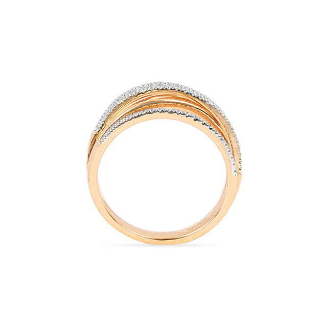 Tanishq 18KT Diamond Finger Ring for Women 4
