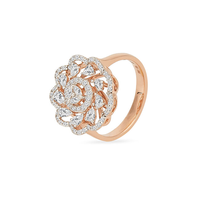 Tanishq 18KT Diamond Finger Ring for Women 4