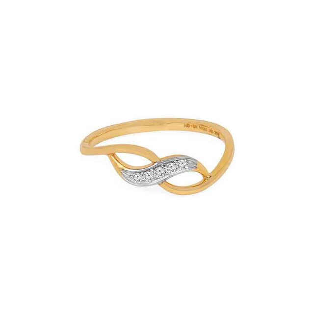Tanishq 18KT Diamond Finger Ring for Women 
