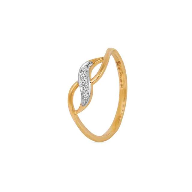 Tanishq 18KT Diamond Finger Ring for Women 2