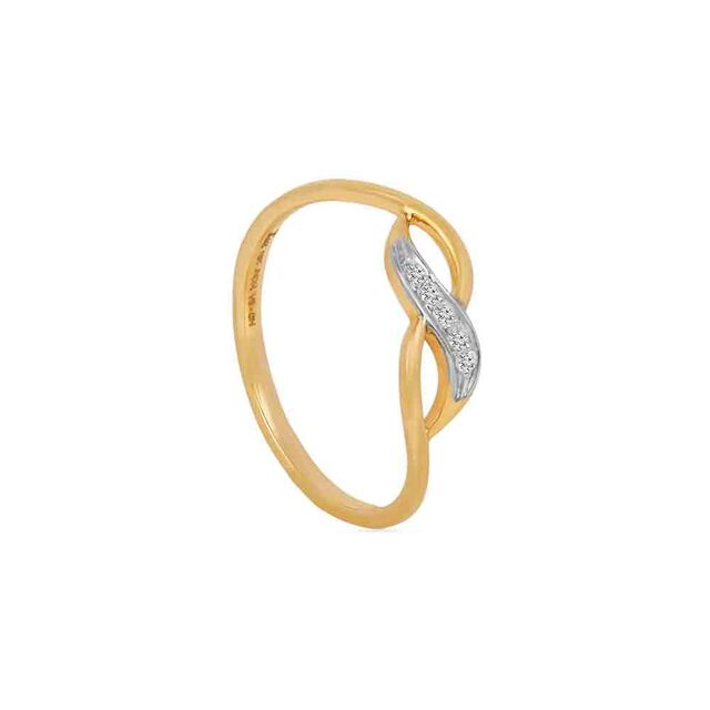 Tanishq 18KT Diamond Finger Ring for Women 3