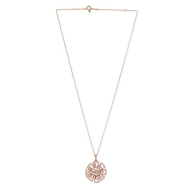 Tanishq 18KT Diamond Pendant with Chain 2