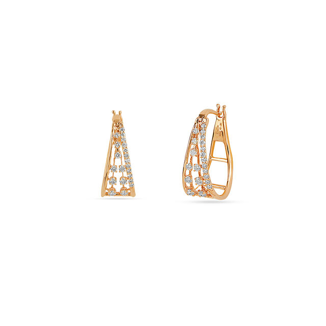 Tanishq 18KT Diamond Earrings for Men 2